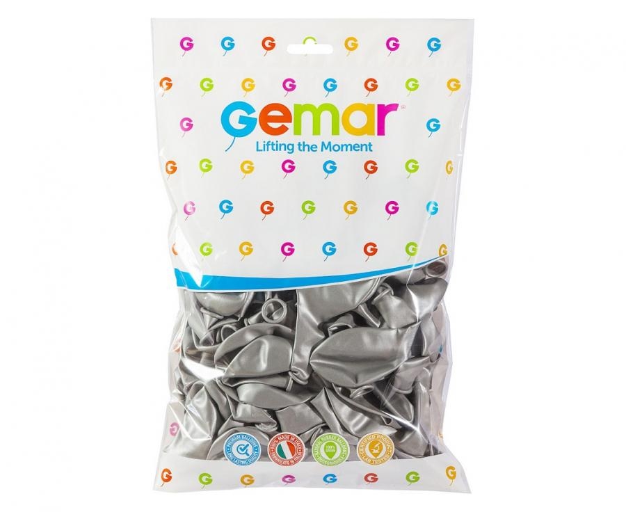 Balony srebrne metalizowane śr. 80cm (100szt) GM90/38 GoDan